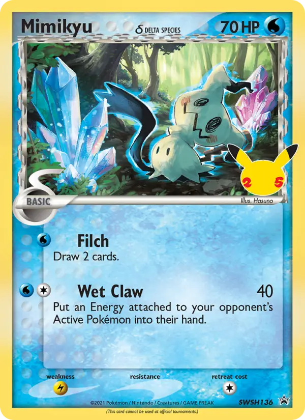 Mimikyu — SWSH Black Star Promos card #SWSH136