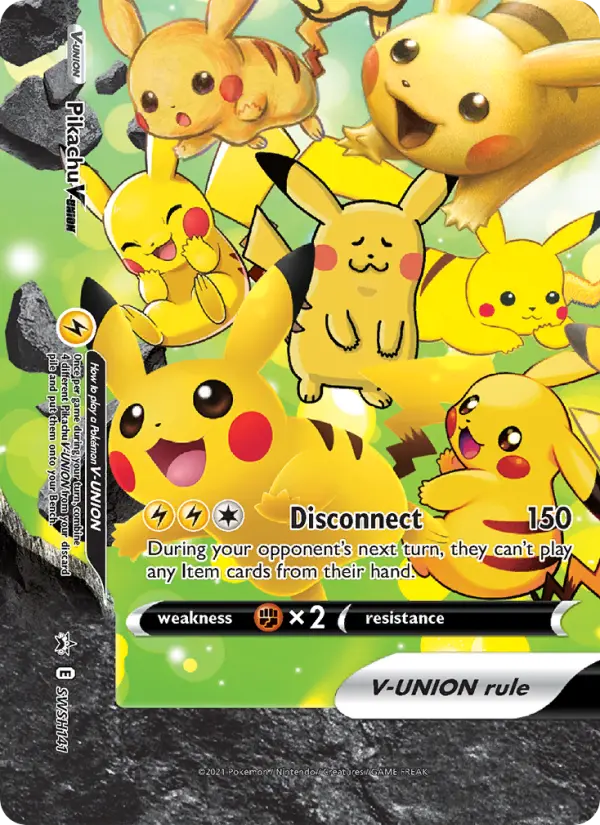 Pikachu V-UNION — SWSH Black Star Promos card #SWSH141