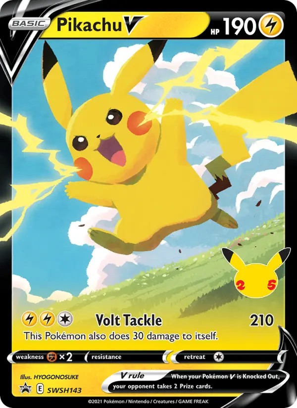 Pikachu V — SWSH Black Star Promos card #SWSH143