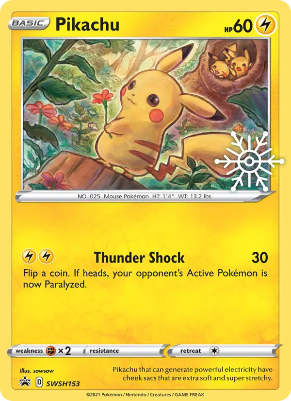 Pikachu — SWSH Black Star Promos card #SWSH153