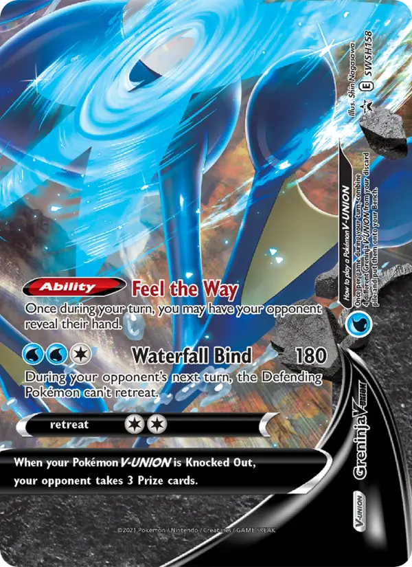 Greninja V-UNION — SWSH Black Star Promos card #SWSH158