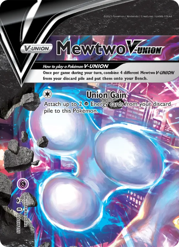 Mewtwo V-UNION — SWSH Black Star Promos card #SWSH159