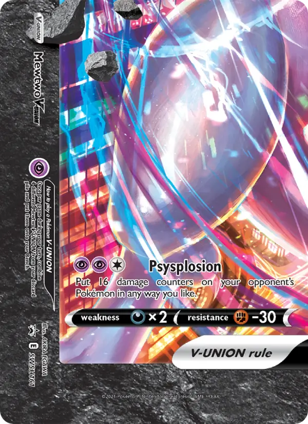 Mewtwo V-UNION — SWSH Black Star Promos card #SWSH161