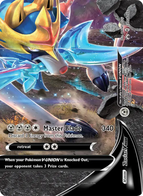Zacian V-UNION — SWSH Black Star Promos card #SWSH166
