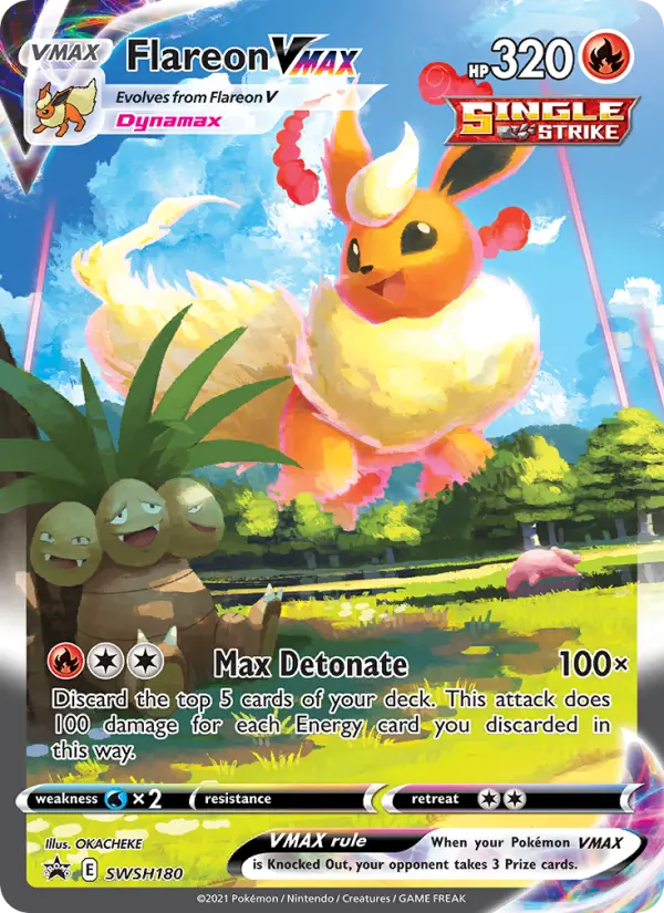 Flareon VMAX — SWSH Black Star Promos card #SWSH180