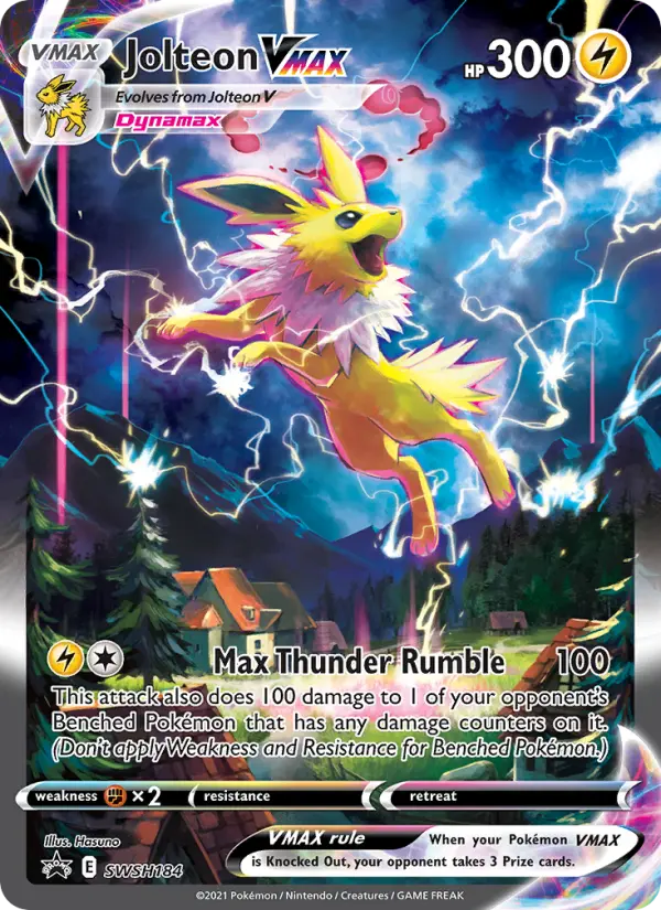 Jolteon VMAX — SWSH Black Star Promos card #SWSH184