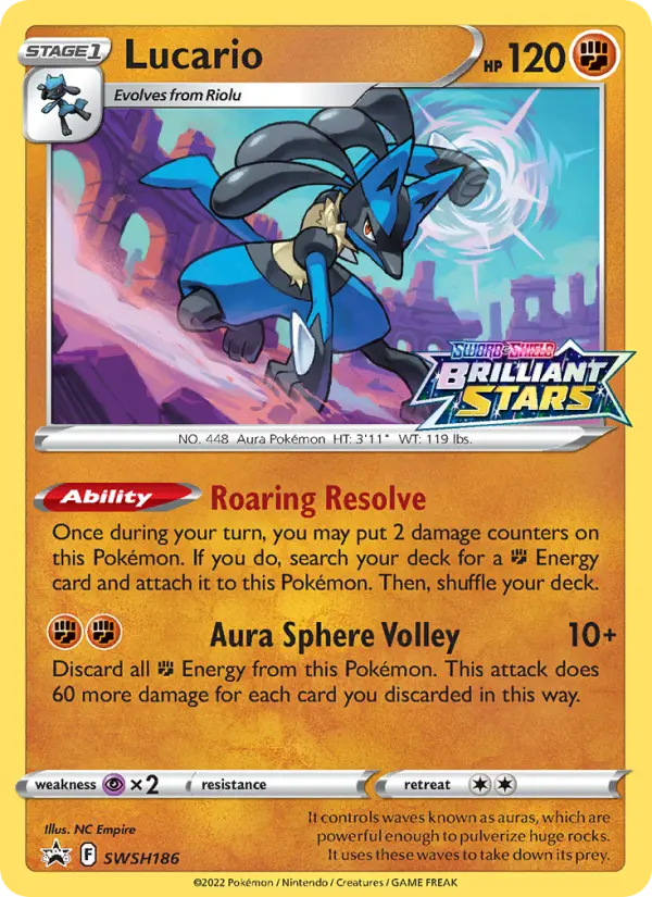 Lucario — SWSH Black Star Promos card #SWSH186