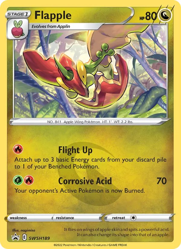 Flapple — SWSH Black Star Promos card #SWSH189