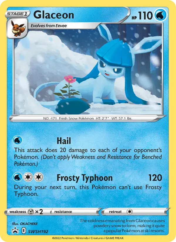 Glaceon — SWSH Black Star Promos card #SWSH192