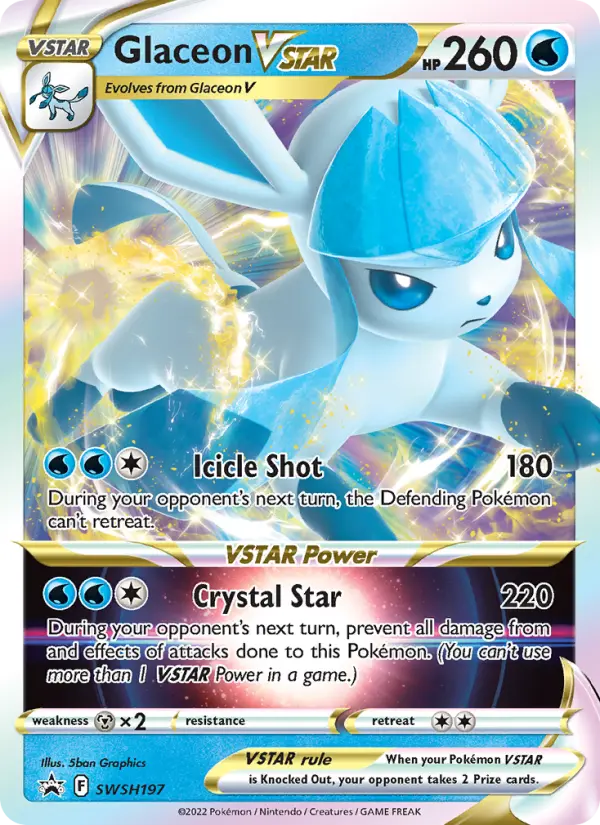 Glaceon VSTAR — SWSH Black Star Promos card #SWSH197