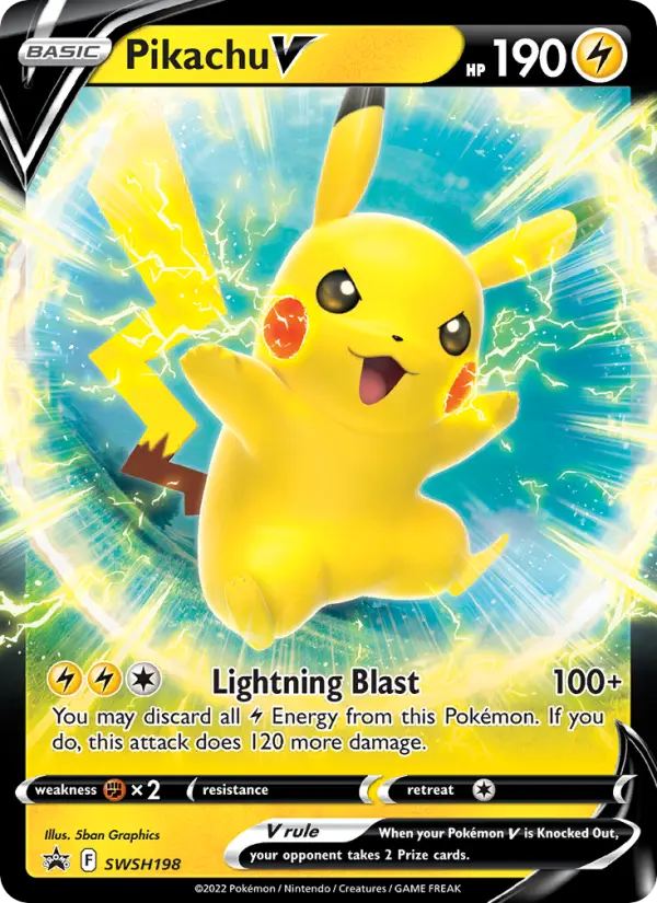 Pikachu V — SWSH Black Star Promos card #SWSH198
