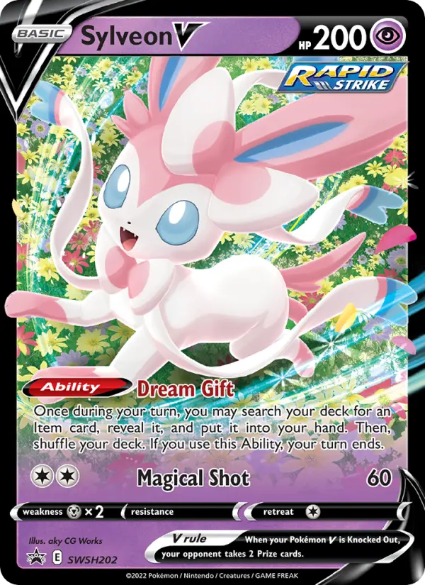 Sylveon V — SWSH Black Star Promos card #SWSH202