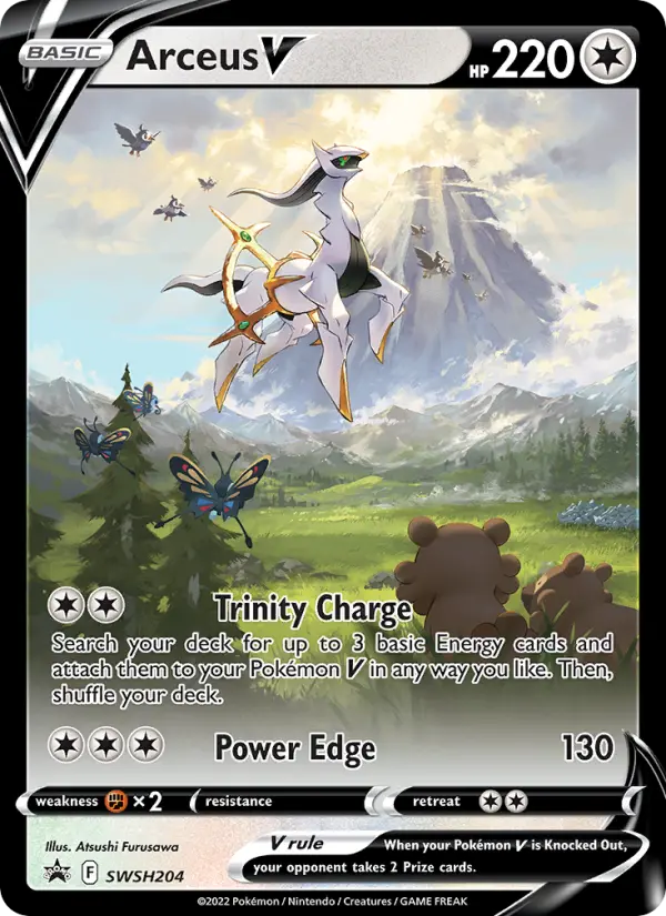 Arceus V — SWSH Black Star Promos card #SWSH204