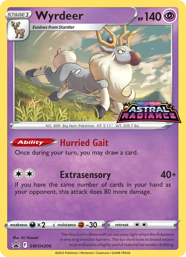 Wyrdeer — SWSH Black Star Promos card #SWSH206