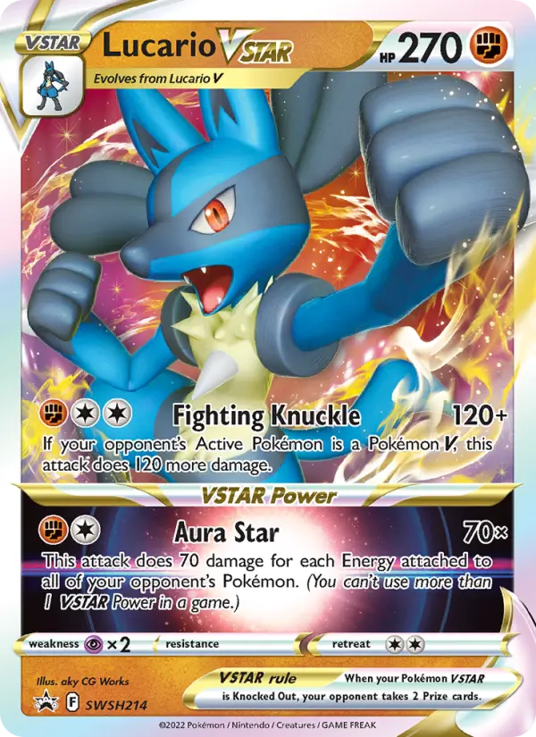 Lucario VSTAR — SWSH Black Star Promos card #SWSH214