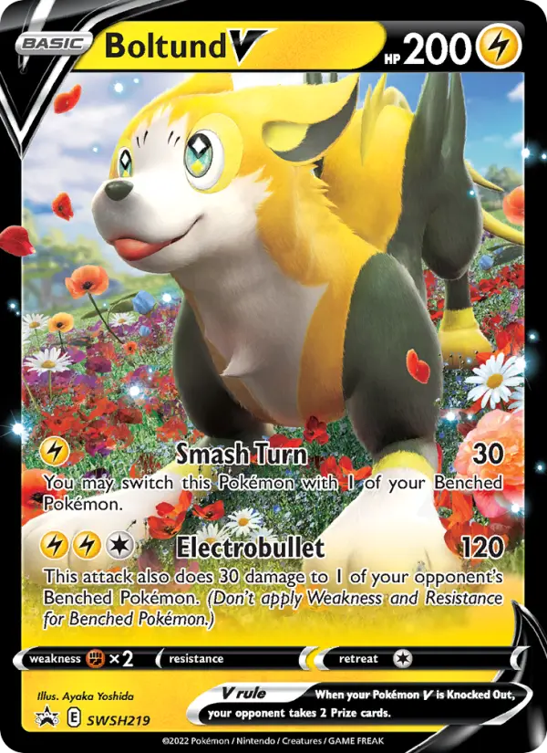 Boltund V — SWSH Black Star Promos card #SWSH219