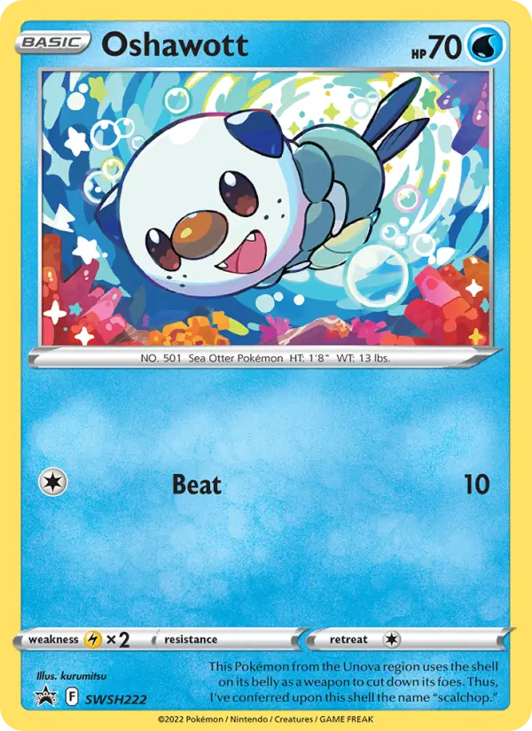 Oshawott — SWSH Black Star Promos card #SWSH222