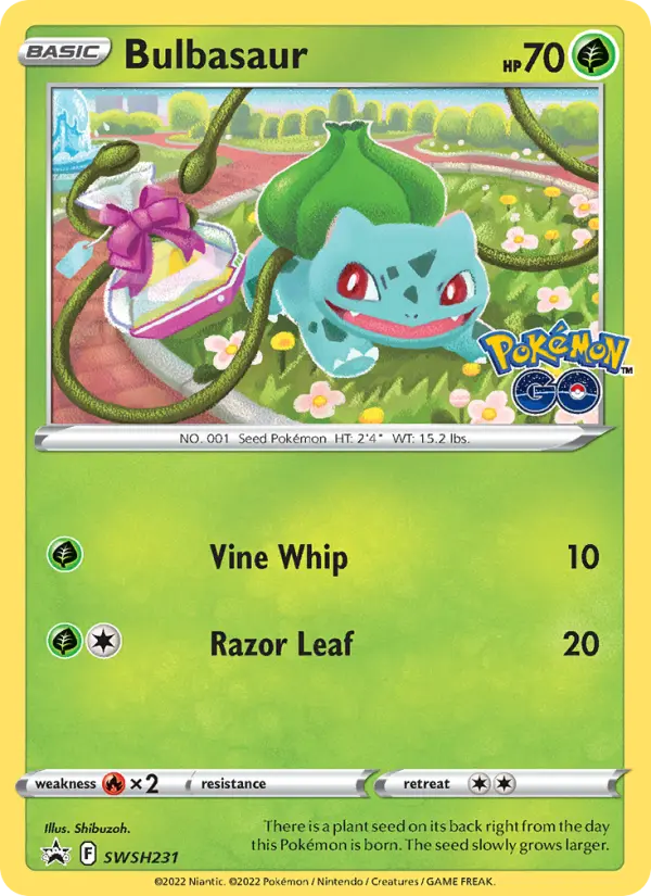 Bulbasaur — SWSH Black Star Promos card #SWSH231