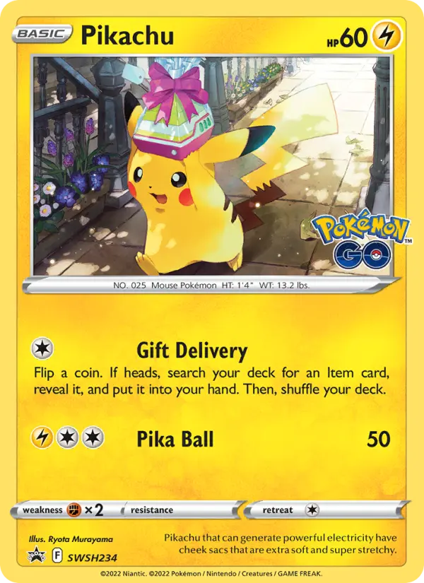 Pikachu — SWSH Black Star Promos card #SWSH234