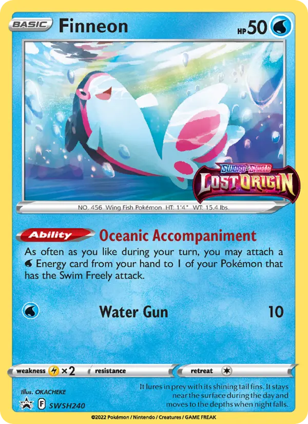 Finneon — SWSH Black Star Promos card #SWSH240