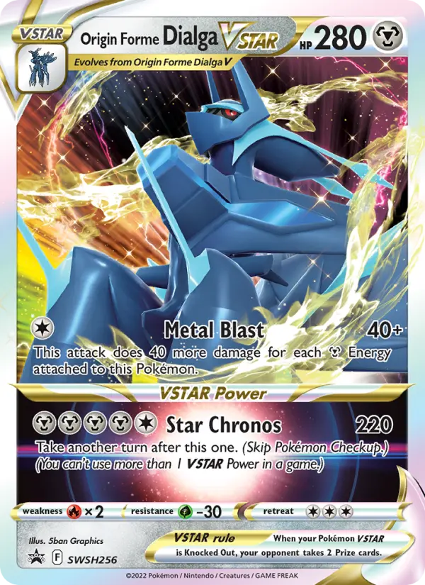Origin Forme Dialga VSTAR — SWSH Black Star Promos card #SWSH256