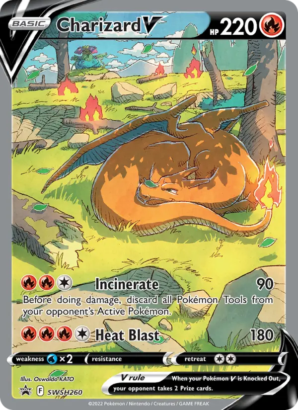 Charizard V — SWSH Black Star Promos card #SWSH260
