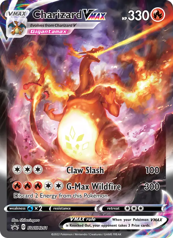 Charizard VMAX — SWSH Black Star Promos card #SWSH261