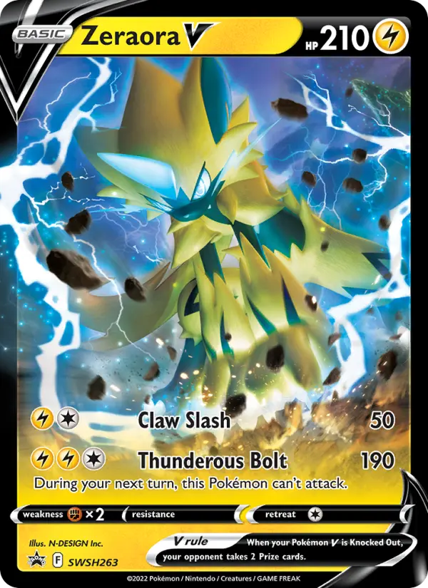 Zeraora V — SWSH Black Star Promos card #SWSH263