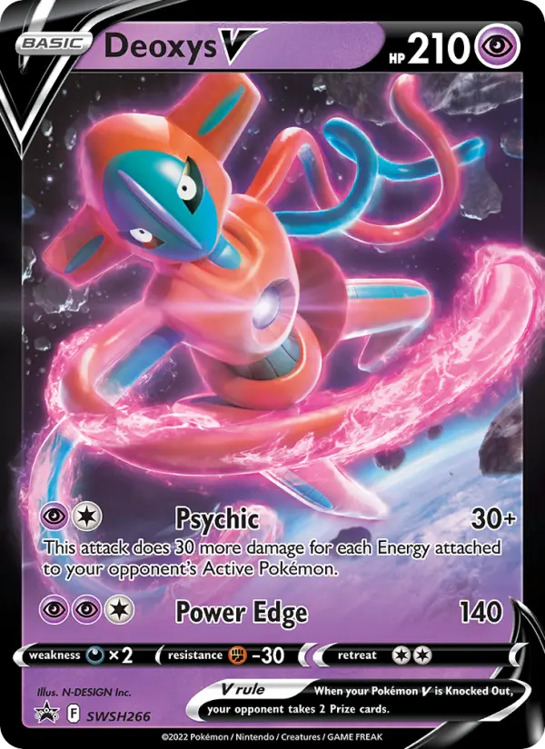 Deoxys V — SWSH Black Star Promos card #SWSH266