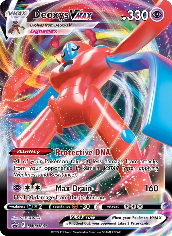 Deoxys VMAX — SWSH Black Star Promos card #SWSH267