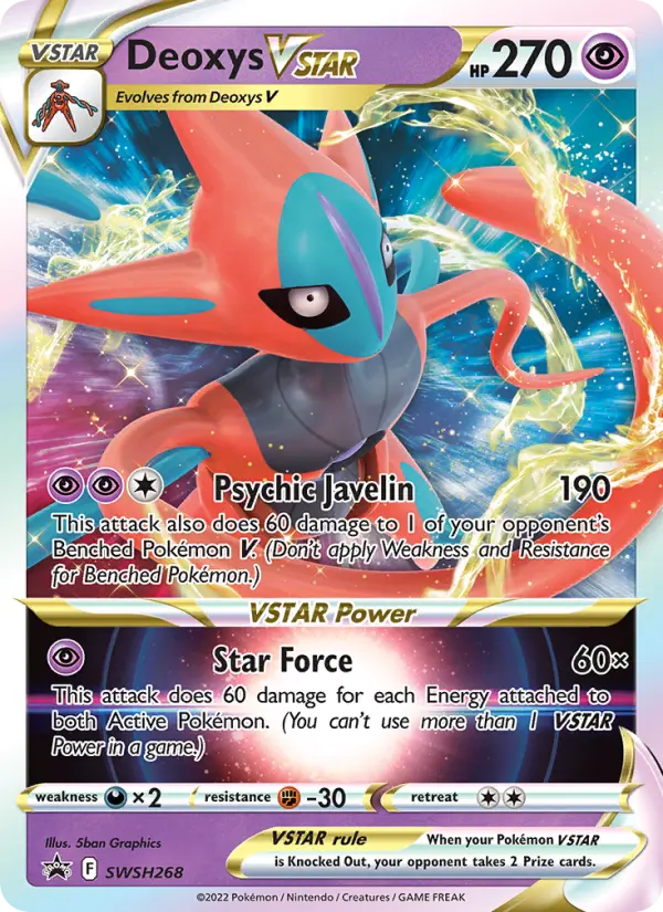 Deoxys VSTAR — SWSH Black Star Promos card #SWSH268
