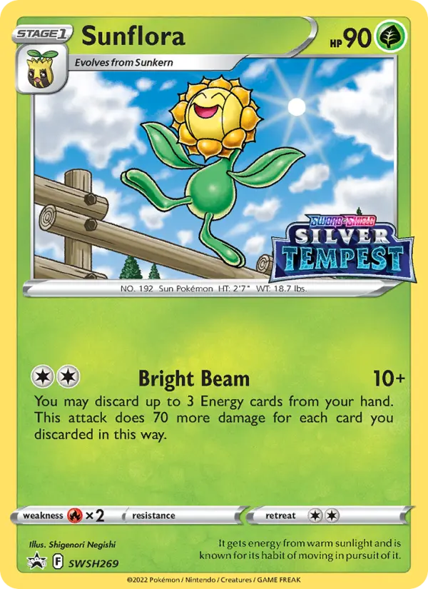 Sunflora — SWSH Black Star Promos card #SWSH269
