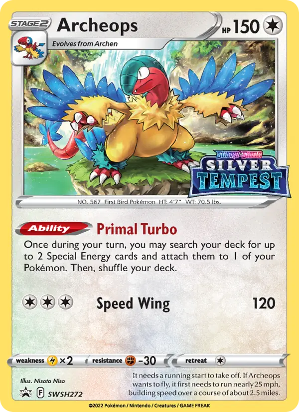 Archeops — SWSH Black Star Promos card #SWSH272