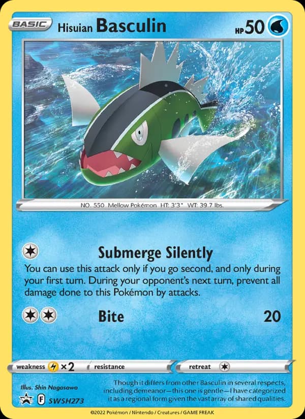 Hisuian Basculin — SWSH Black Star Promos card #SWSH273