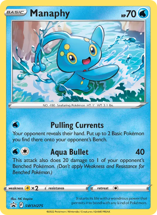 Manaphy — SWSH Black Star Promos card #SWSH275