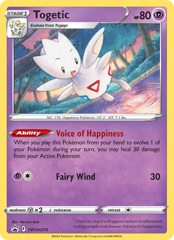 Togetic — SWSH Black Star Promos card #SWSH276