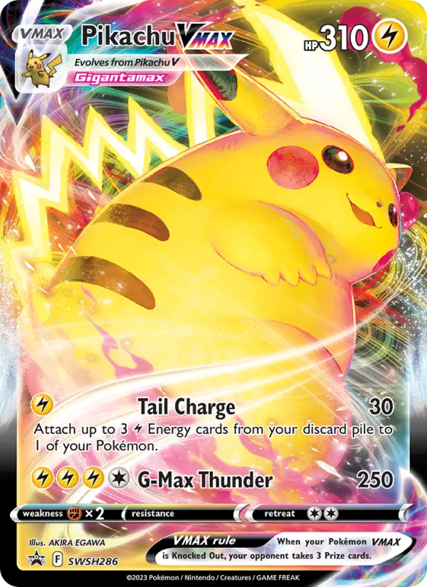 Pikachu VMAX — SWSH Black Star Promos card #SWSH286