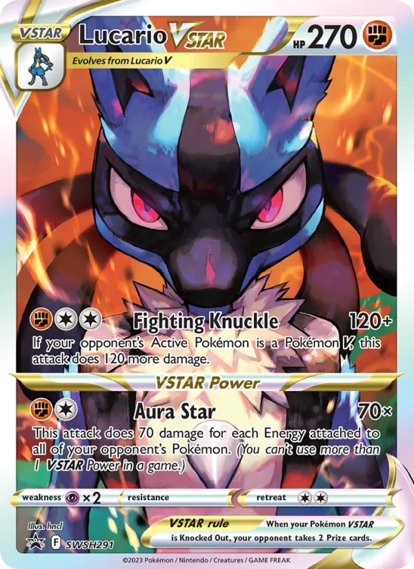 Lucario VSTAR — SWSH Black Star Promos card #SWSH291