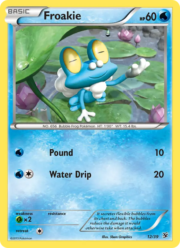 Froakie — Kalos Starter Set card #12