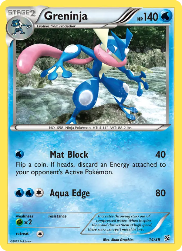 Greninja — Kalos Starter Set card #14