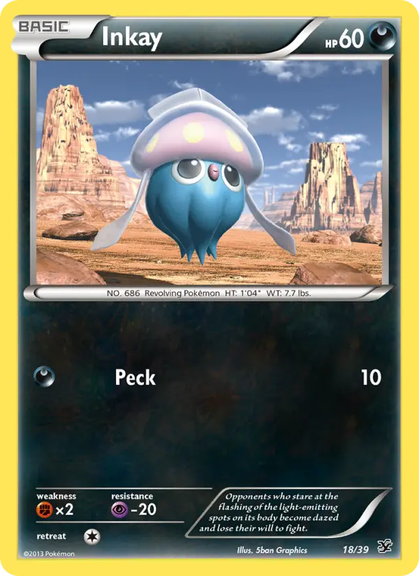 Inkay — Kalos Starter Set card #18