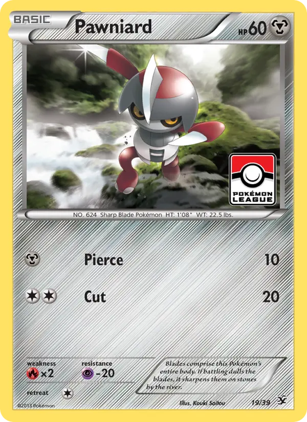 Pawniard — Kalos Starter Set card #19