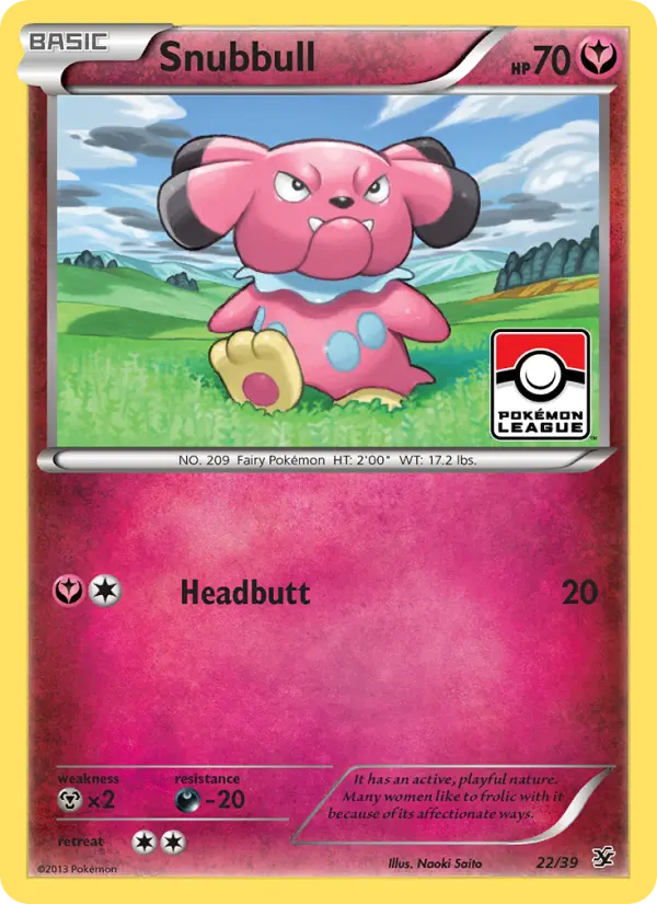 Snubbull — Kalos Starter Set card #22