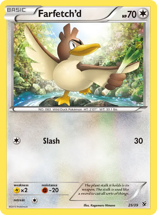 Farfetch'd — Kalos Starter Set card #25