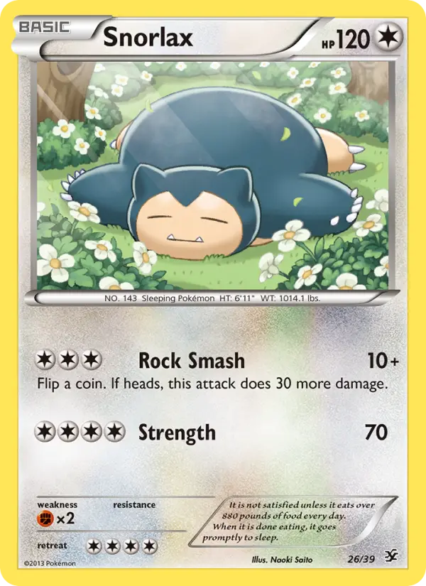 Snorlax — Kalos Starter Set card #26