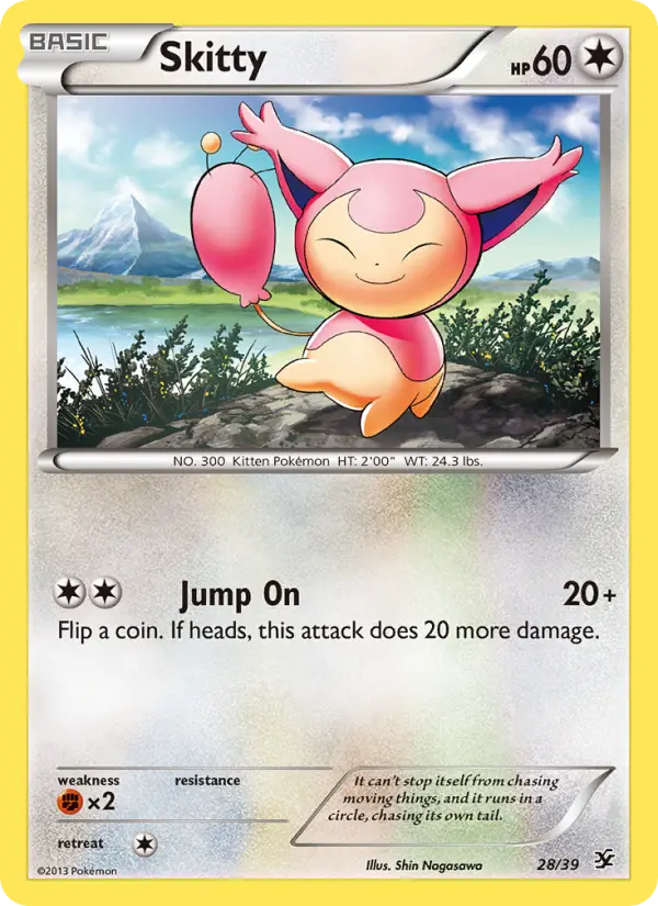 Skitty — Kalos Starter Set card #28