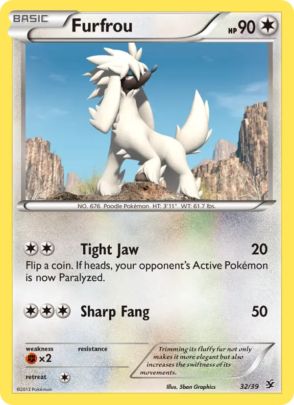 Furfrou — Kalos Starter Set card #32