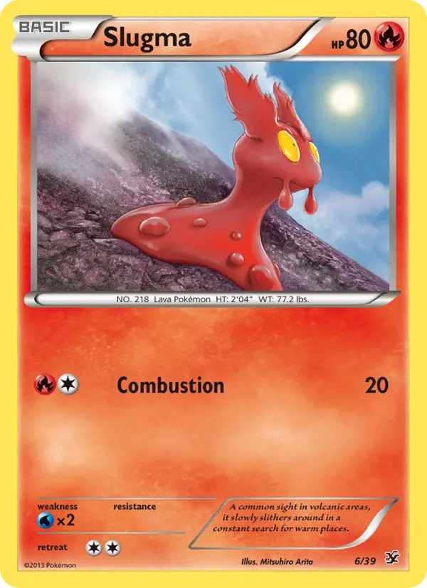 Slugma — Kalos Starter Set card #6