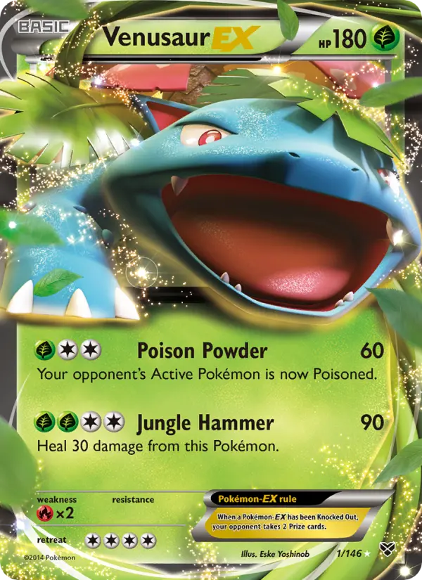 Venusaur EX — XY card #1