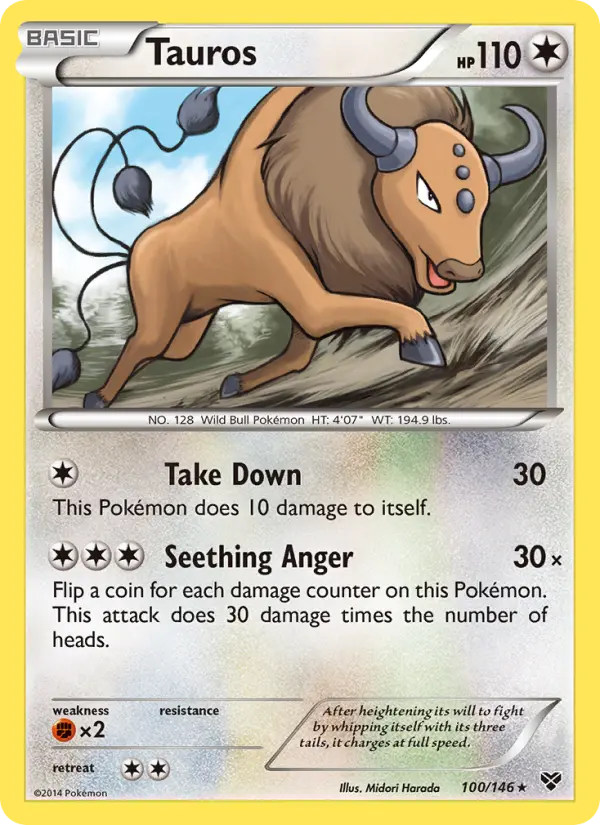 Tauros — XY card #100